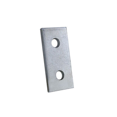 OEM Custom Unistrut Channel Fittings Plate Punching Processing For Construction Hardware