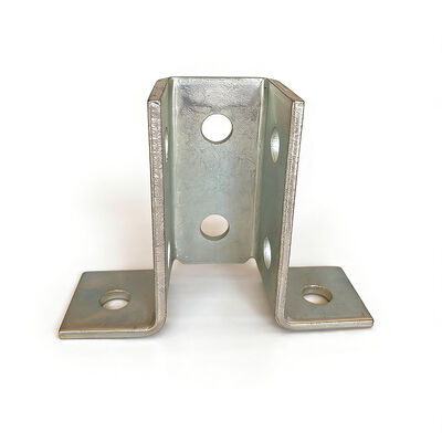 Solar Mounting Bracket Base Galvanized Steel ISO9001 1.2–2.0kN/㎡ Snow Load