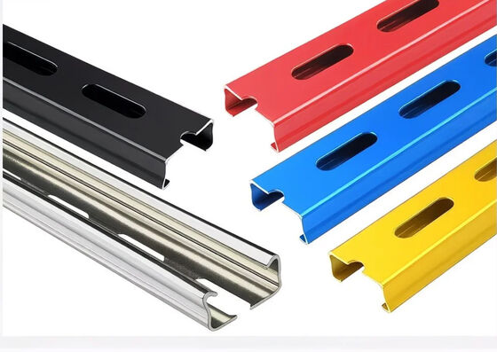 Powder Coated Slotted Strut C Channel 41x41mm 41x21mm Multiple RAL Colors Available