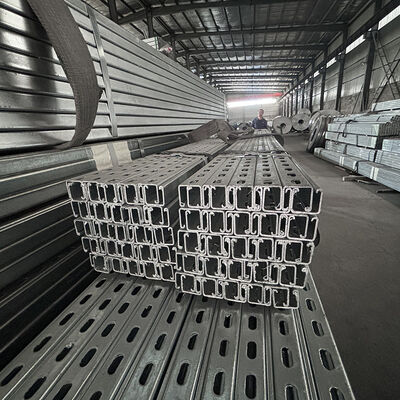 Good price Heavy Duty 41×21mm 41mm X 41mm Unistrut For Seismic Bracing Slotted C Channel online
