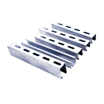 Bon prix 2.5mm Unistrut 41x41 en acier au carbone pour montage solaire en ligne