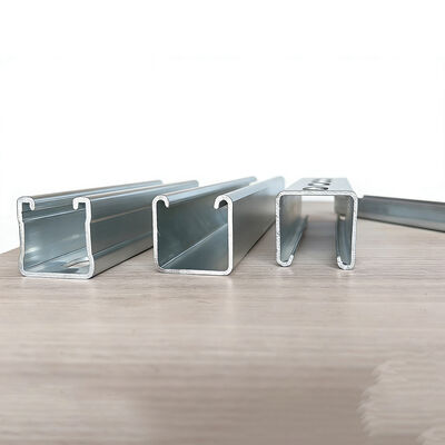 Good price Customized 41x41 Unistrut Channel With Cutting & Punching Service Side Slotted Optional online