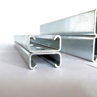 Buen precio Canal de Montaje de Metal de 41x41 mm de Espalda con Espalda con Longitud Personalizada en línea