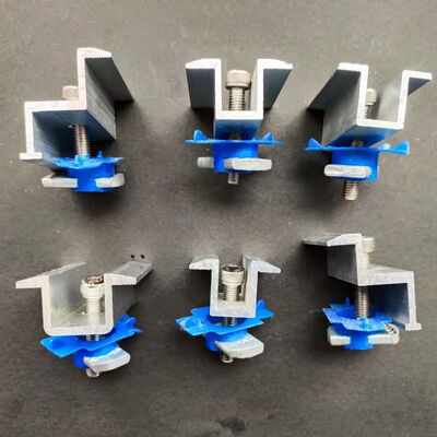 Good price AL6005-T5 Solar Panel Mid Clamps End Clamp For Mounting System online