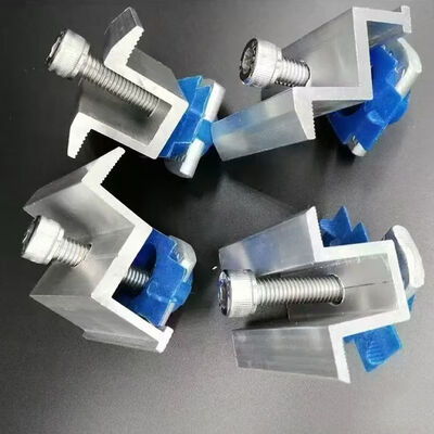 Good price Adjustable Solar End Clamp 3.0mm–4.0mm For Roof PV Mounting Bracket online