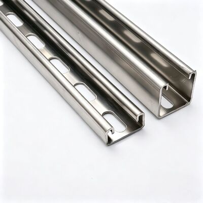 Good price Stainless Steel 304 316 Slotted Strut C Channel 41x41mm Multiple Sizes 1 Ton MOQ online